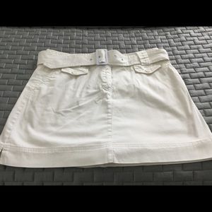 White Cute Skort